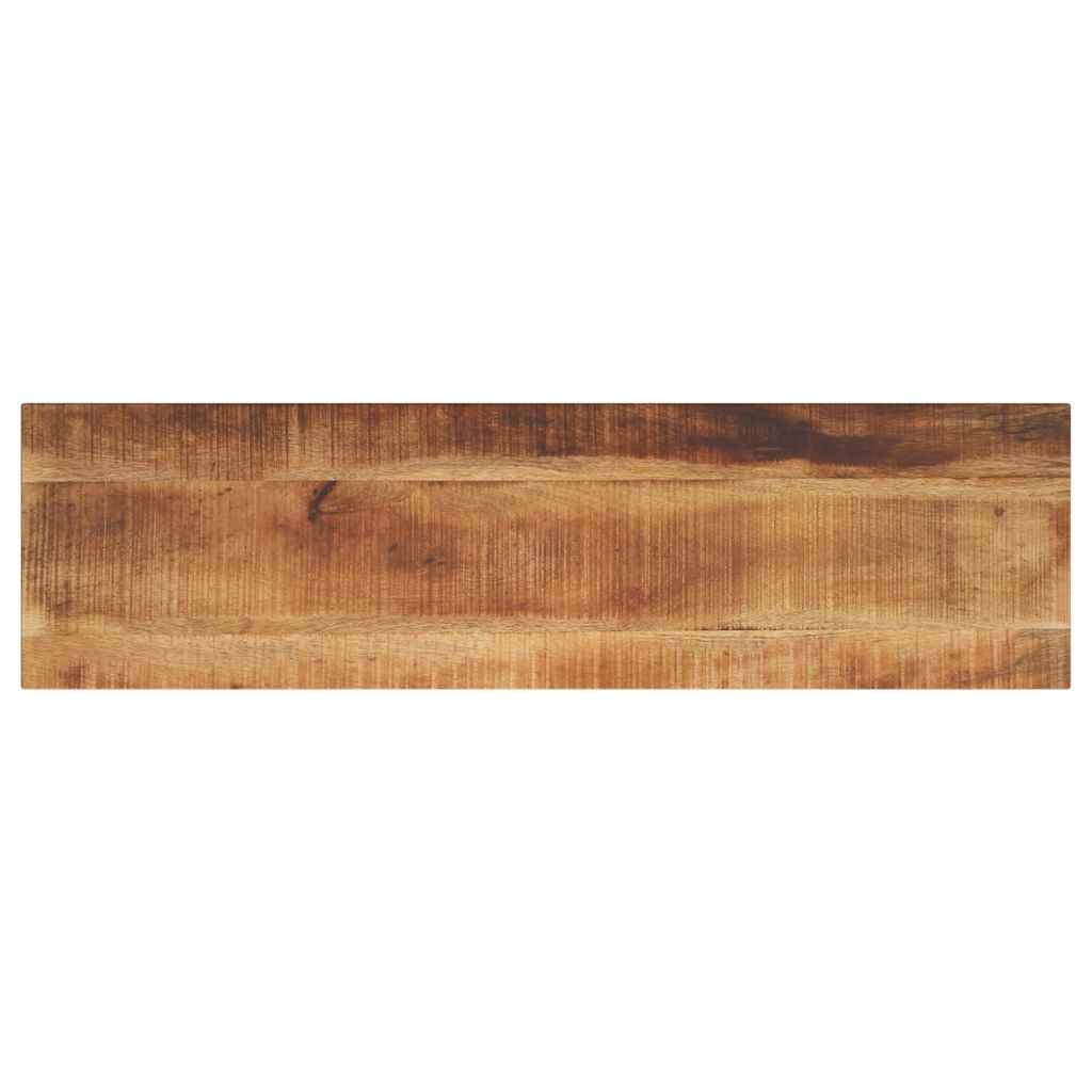 Stolna ploča 120x40x2,5 cm pravokutna masivno grubo drvo manga