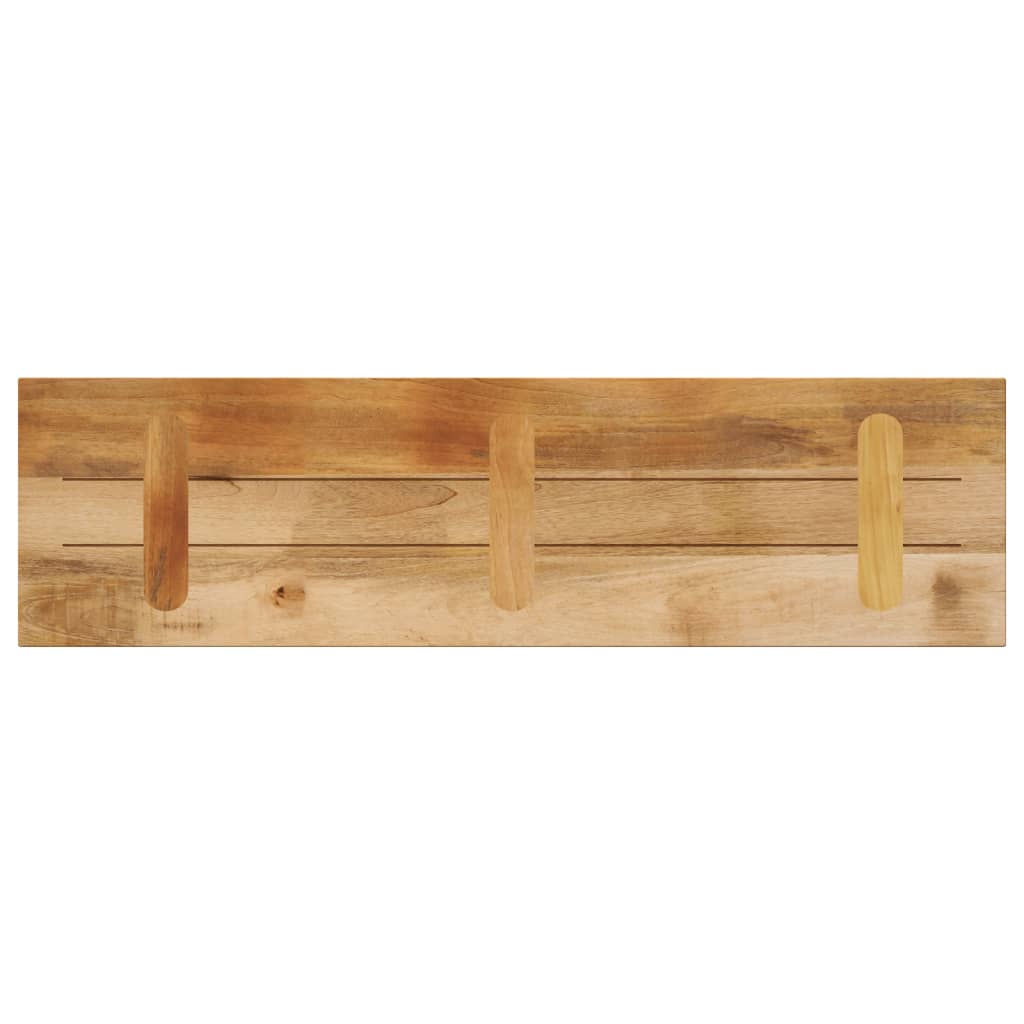 Stolna ploča 120x40x2,5 cm pravokutna masivno grubo drvo manga