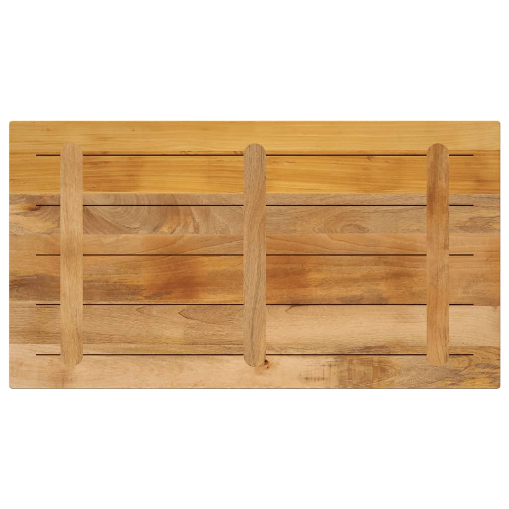 Stolna ploča 110x50x2,5 cm pravokutna masivno grubo drvo manga