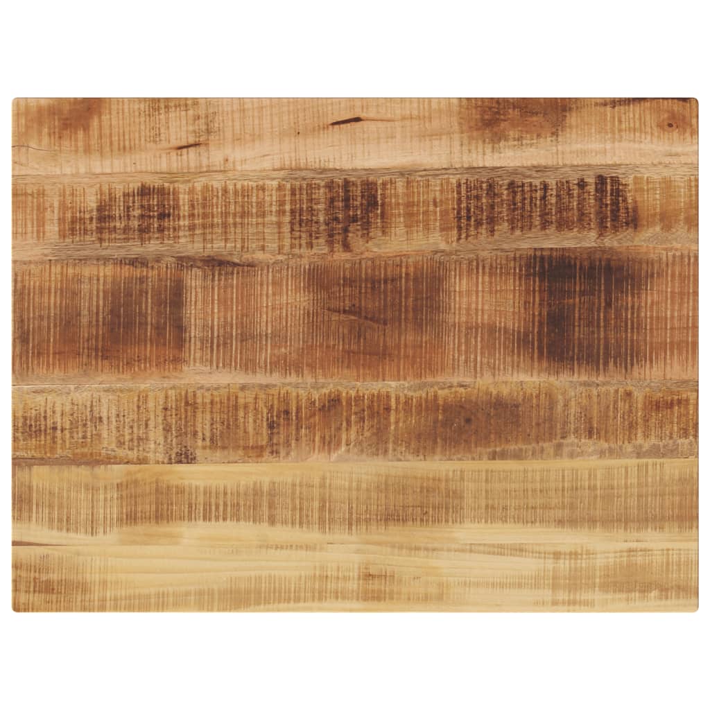 Ploča za stol 90x70x1,5 cm pravokutna masivno grubo drvo manga