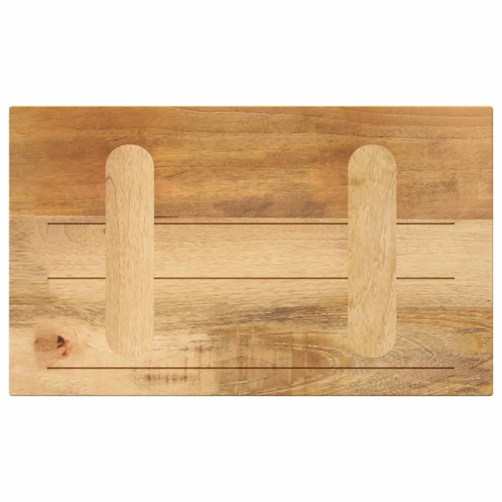 Ploča stola 60x20x3,8 cm Pravokutna Masivna Drvena Obrađena Mango Boja