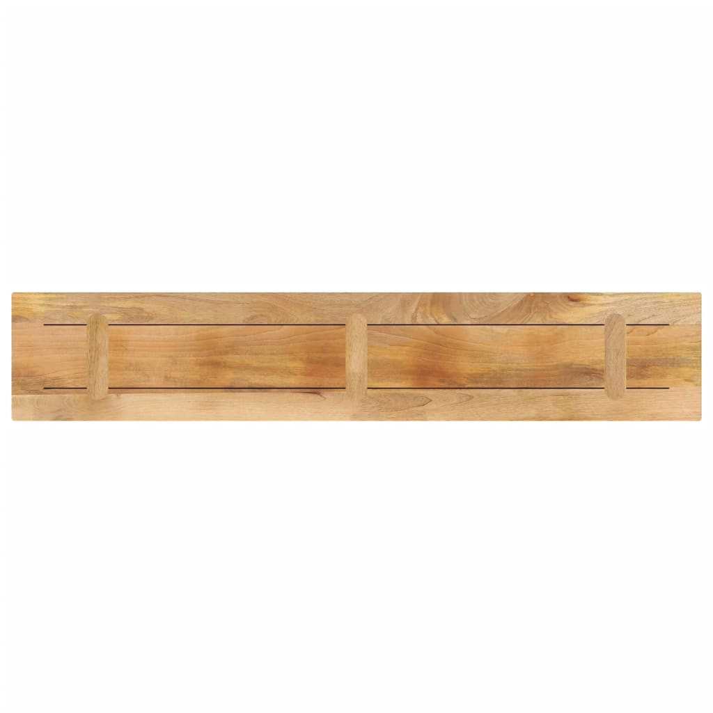 Ploča stola 160x40x3,8 cm pravokutna puna drvena gruba mango