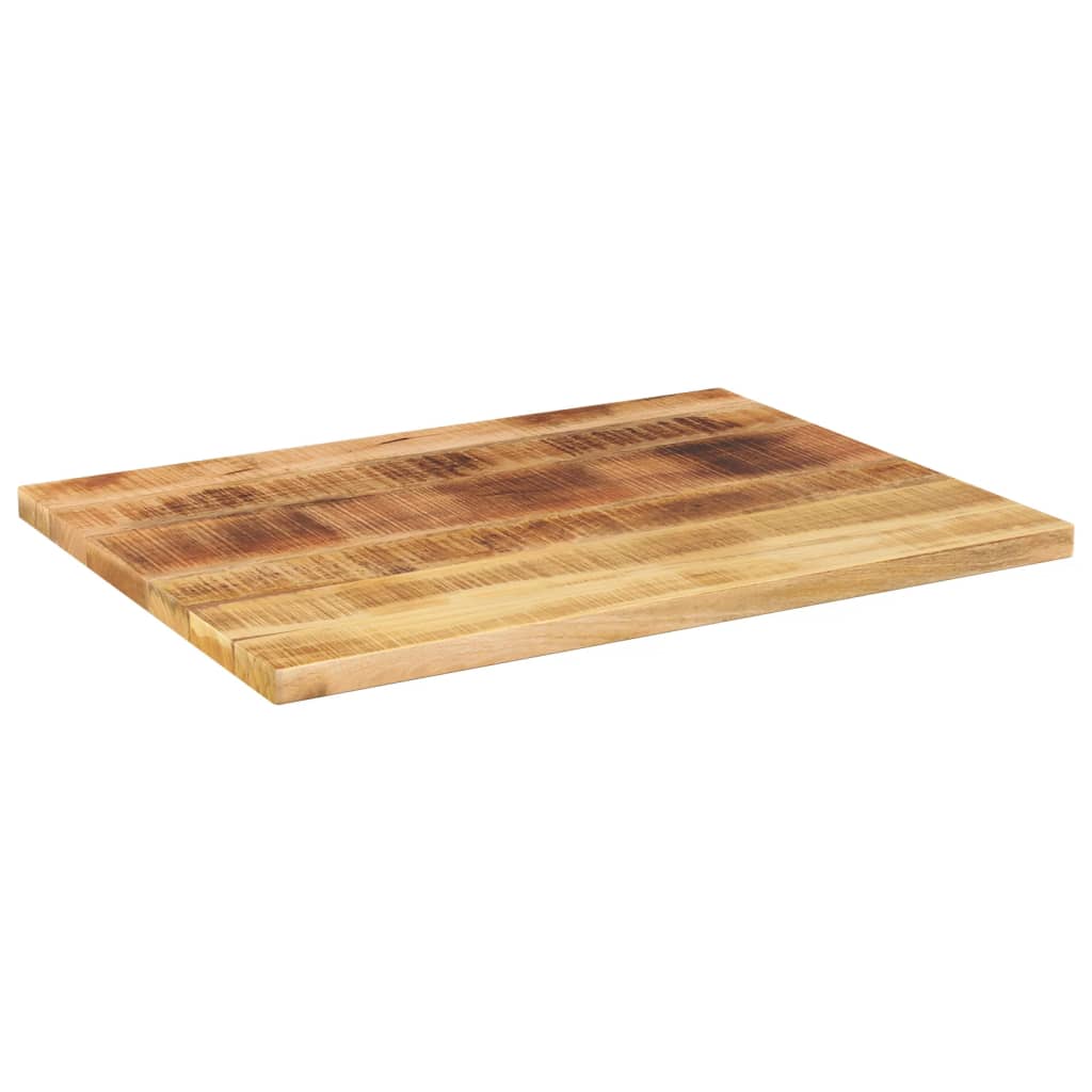 Ploča stola 90x50x3,8 cm pravokutno puno drvo grubo mango