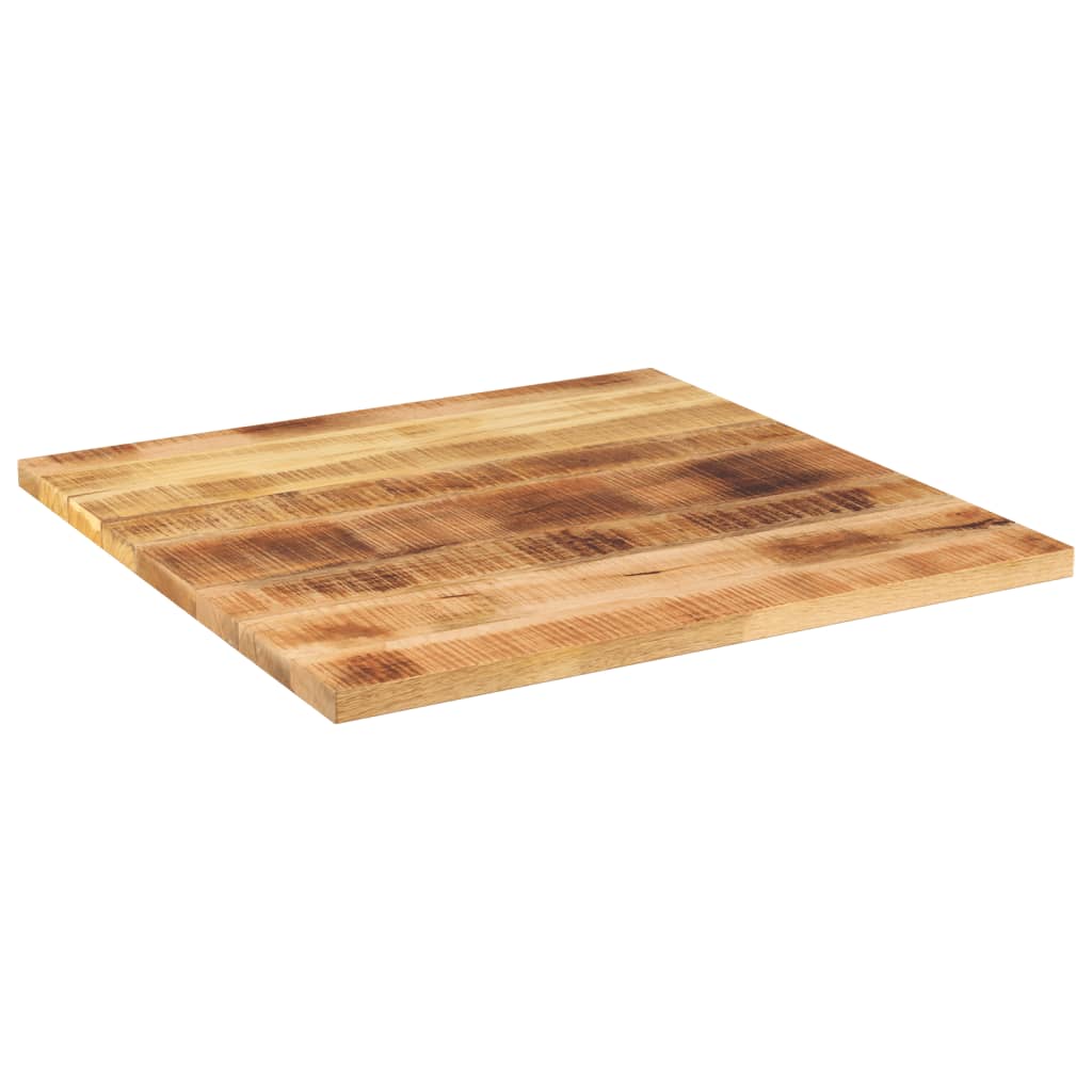 Ploča stola 80x80x3,8 cm četvrtasto puno drvo grubo Mango