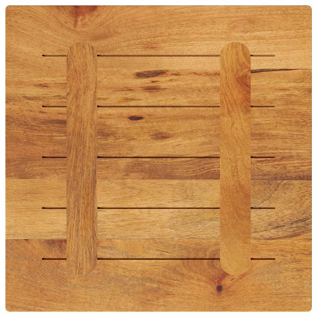 Stolna ploča 60 x 60 x 2,5 cm četvrtasta od masivnog drva manga