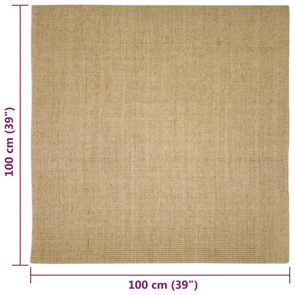 Tepih od sisala za grebanje 100 x 100 cm