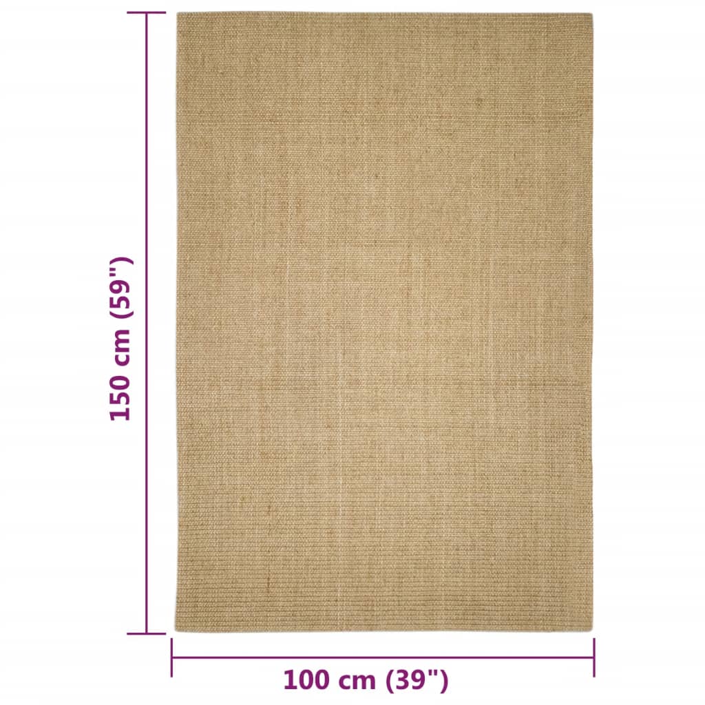 Tepih od sisala za grebanje 100 x 150 cm