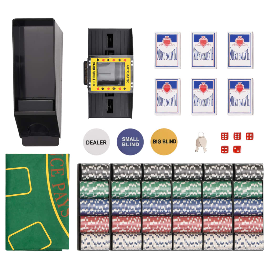 Set žetona za poker 600 kom 11,5 g