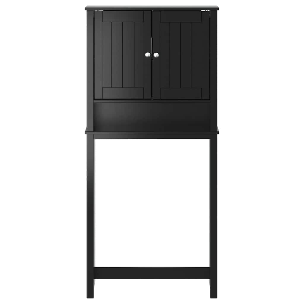 Ormarić za perilicu rublja BERG crni 76x27x164,5 cm od borovine