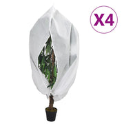Navlake za biljke od flisa s patentom 4 kom 70 g/m² 1,2x1,8 m
