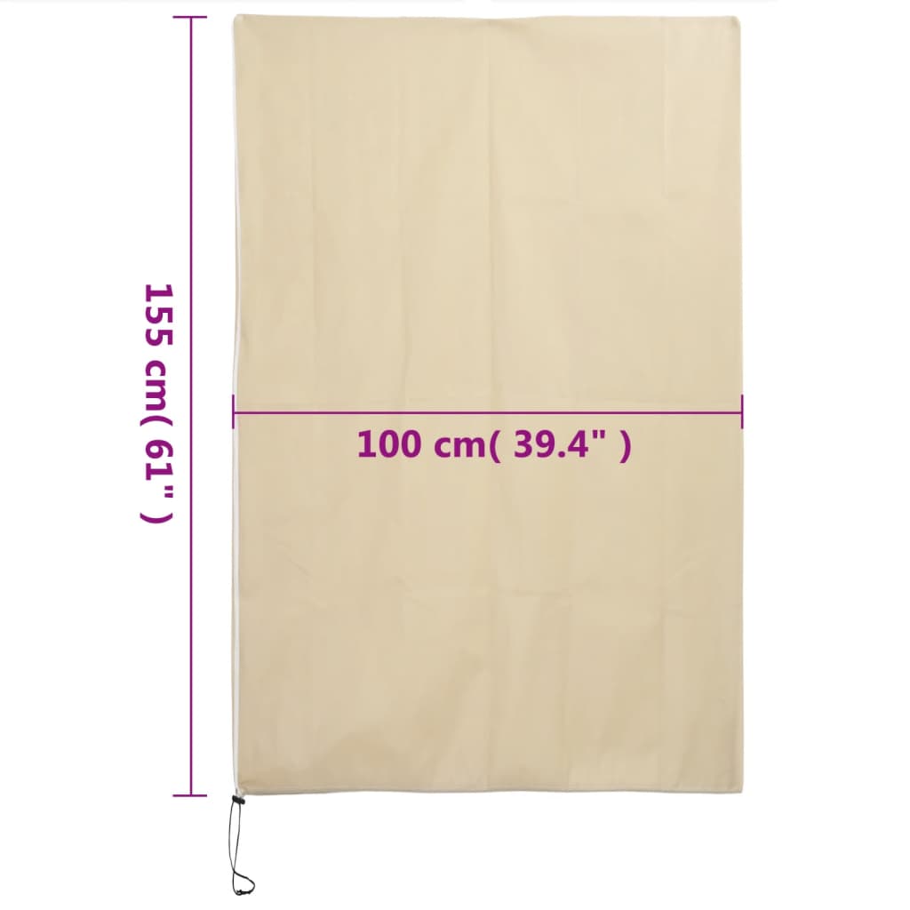 Navlake za biljke od flisa s patentom 4 kom 70 g/m² 1 x 1,55 m