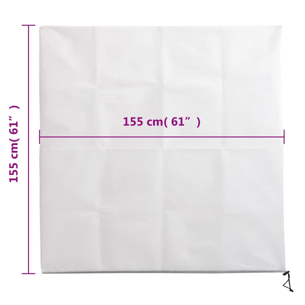 Navlake za biljke od flisa s patentom 10 kom 70 g/m² 1,55x1,55m