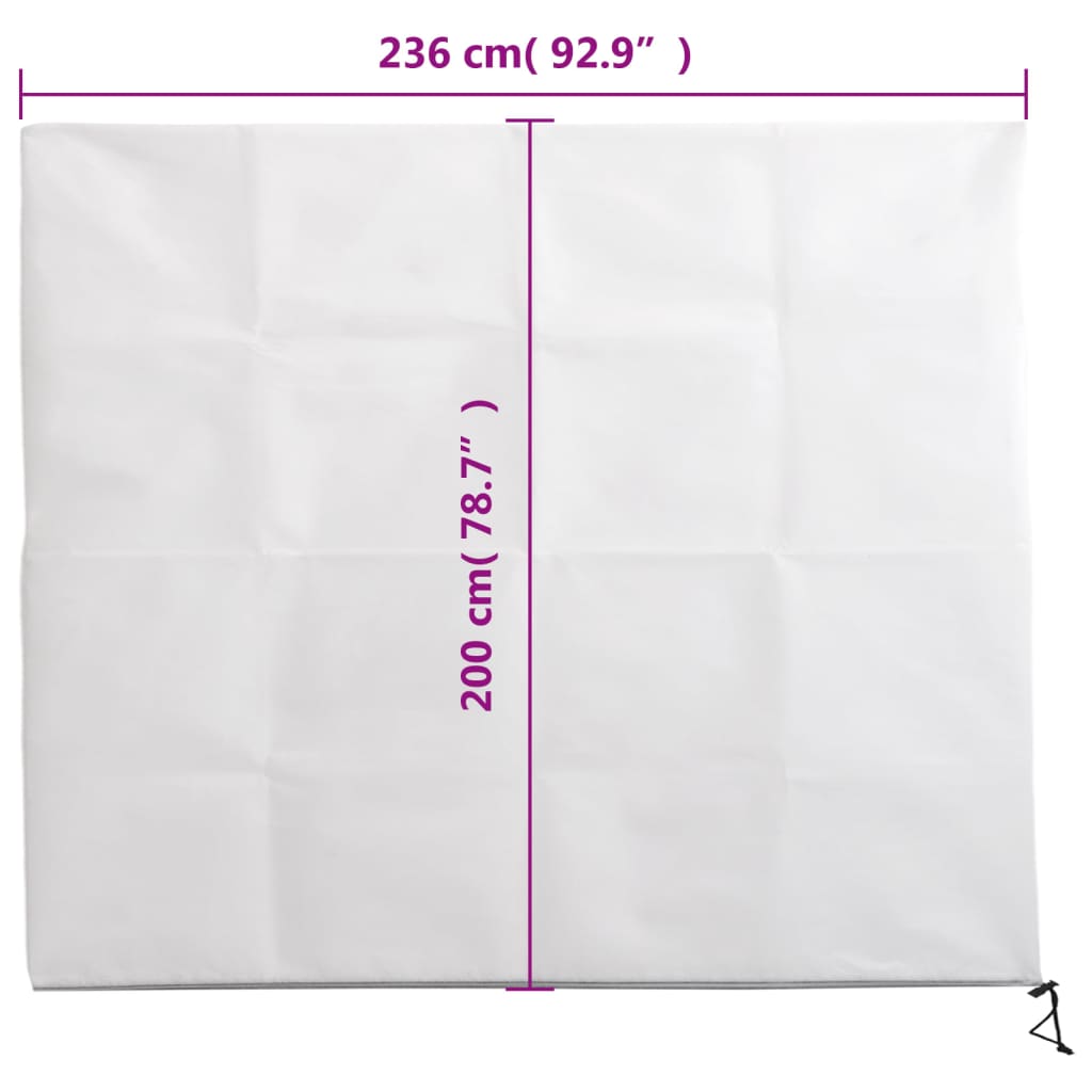Navlake za biljke od flisa s patentom 10 kom 70 g/m² 2,36x2 m