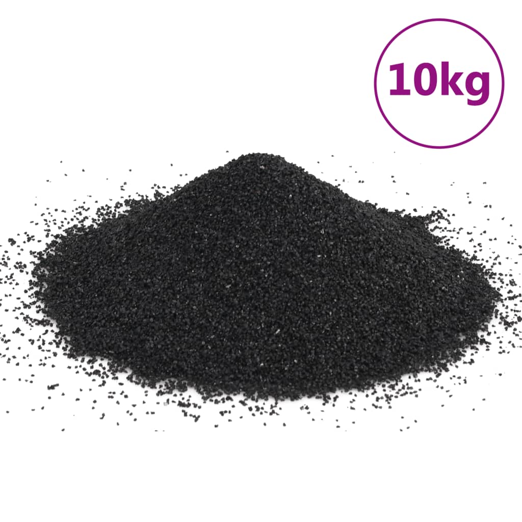 Pijesak za akvarij 10 kg crni 0,2 - 2 mm