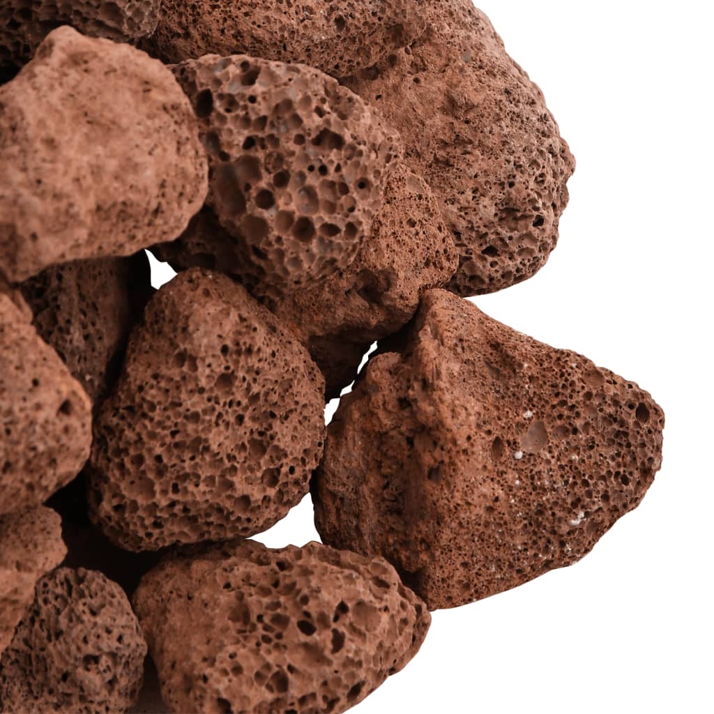 Vulkansko kamenje 10 kg crveno 3-5 cm