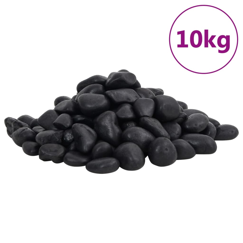 Polirani kamenčići 10 kg crni 2 - 5 cm