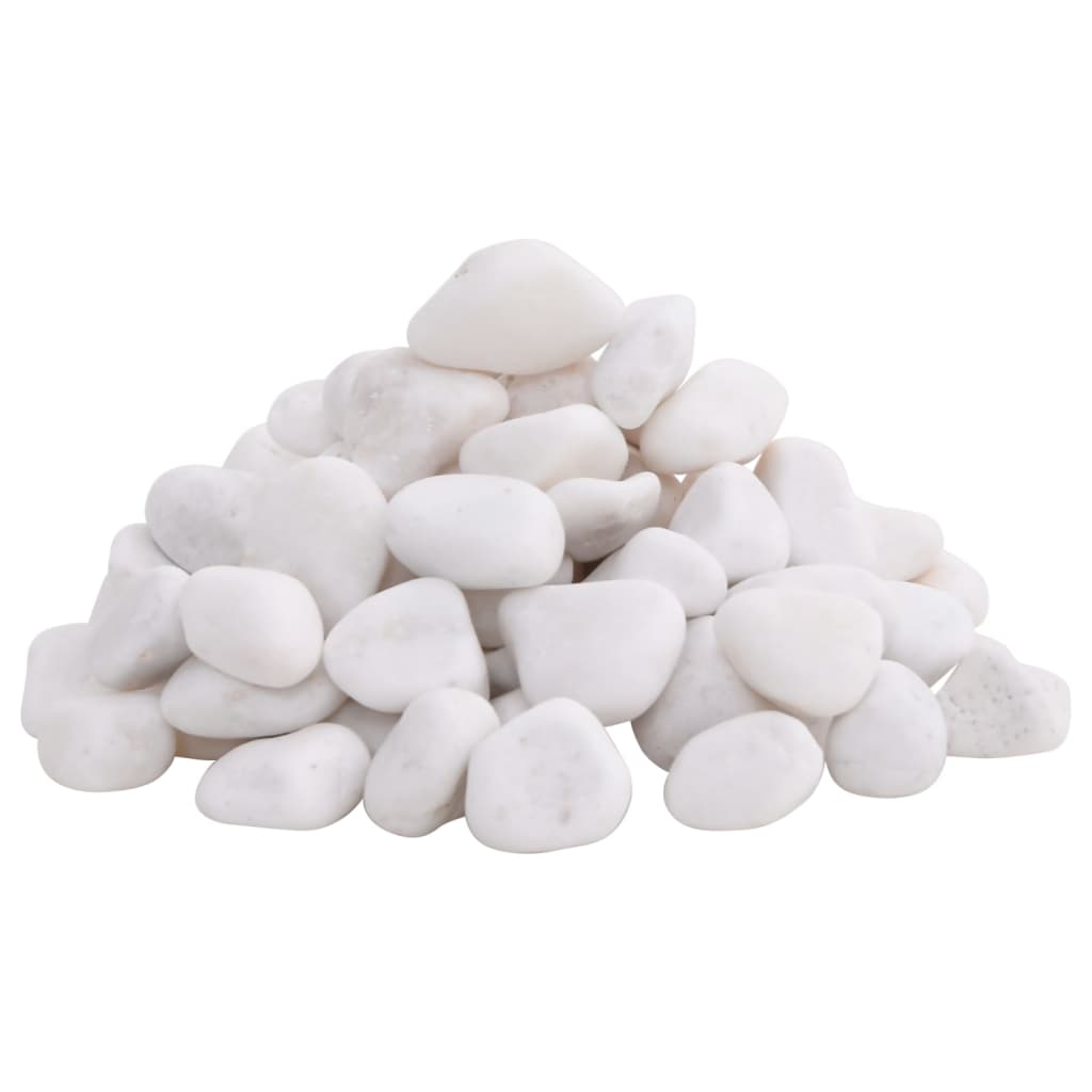 Polirani kamenčići 10 kg bijeli 2 - 5 cm
