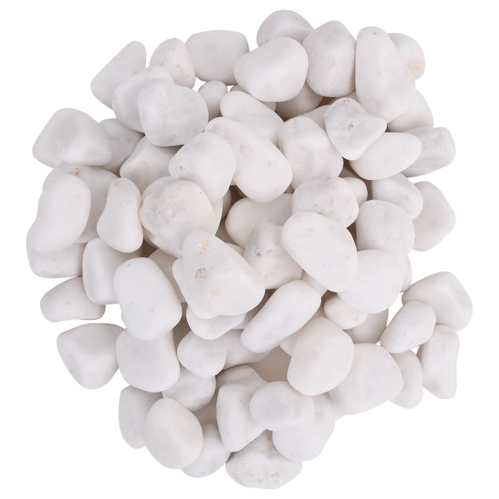 Polirani kamenčići 10 kg bijeli 2 - 5 cm