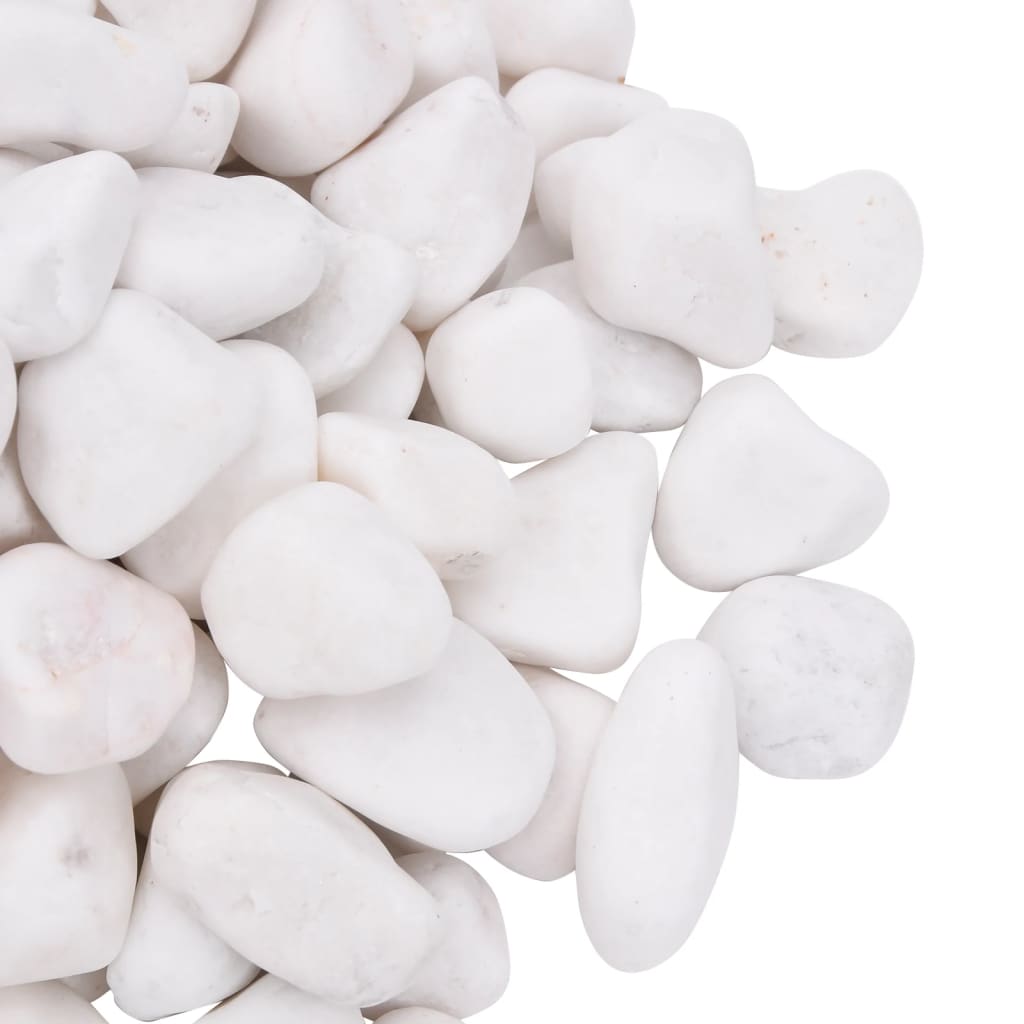 Polirani kamenčići 10 kg bijeli 2 - 5 cm