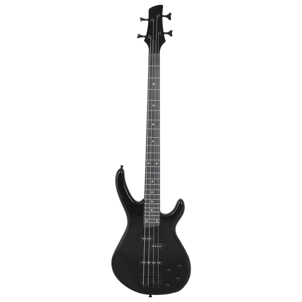 Električna bas gitara za početnike s torbom crna 4/4 46 "