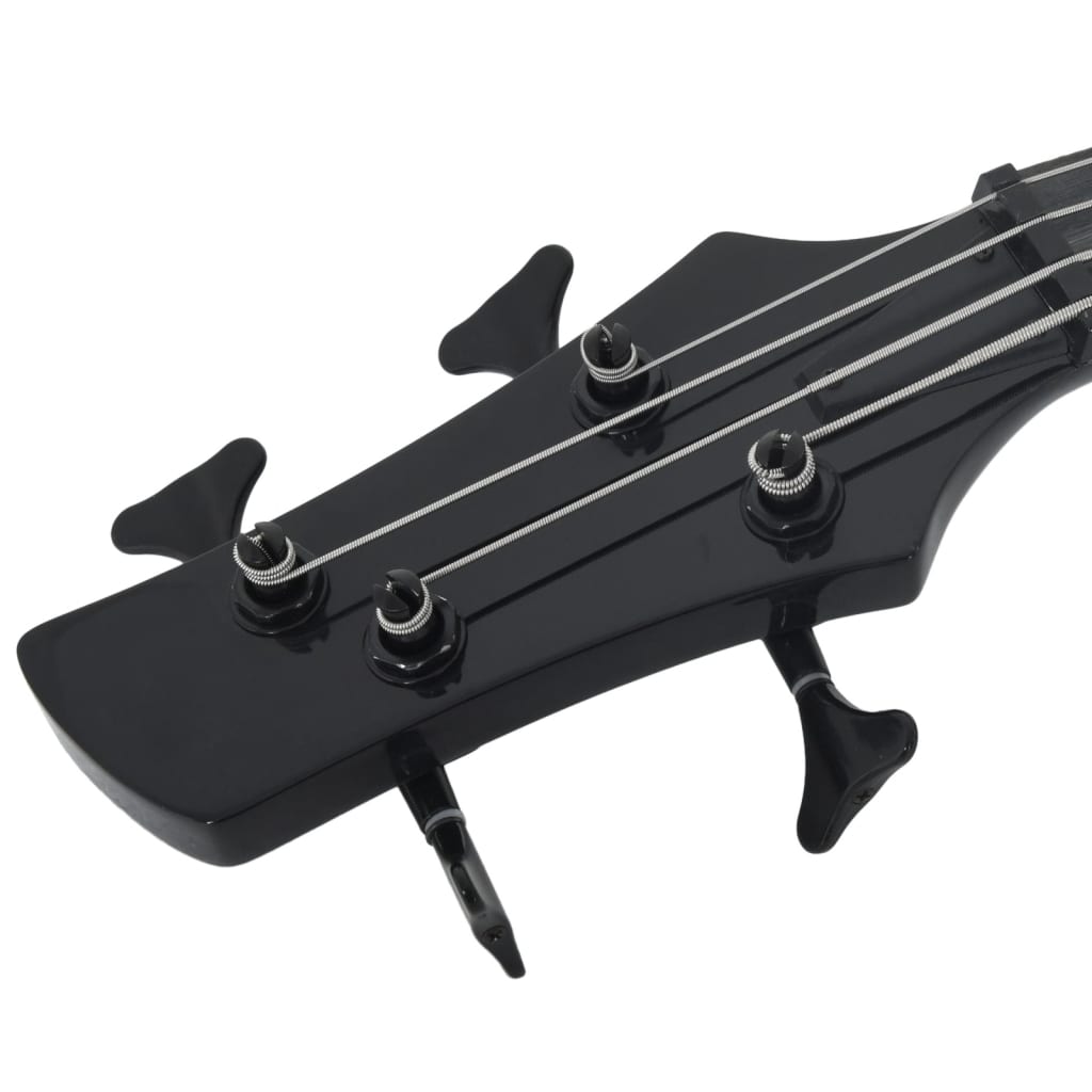 Električna bas gitara za početnike s torbom crna 4/4 46 "