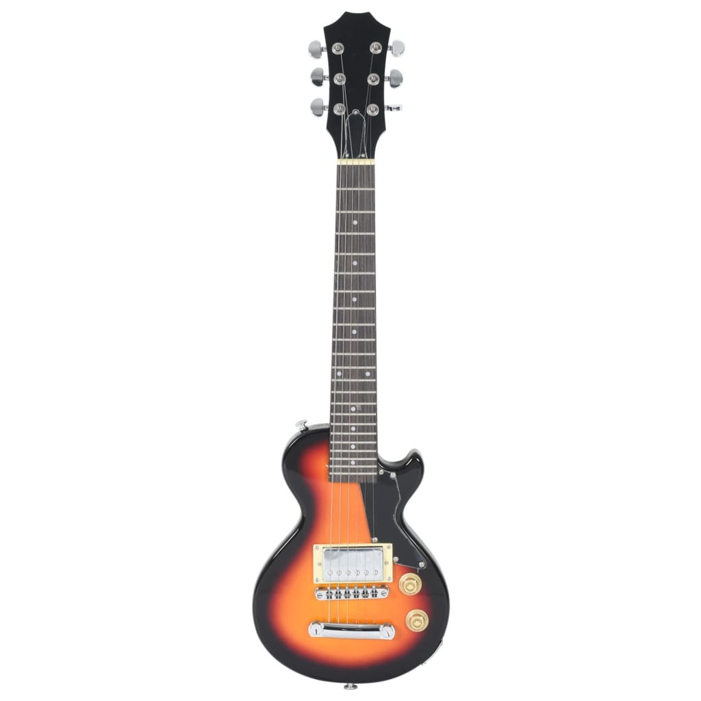 Električna gitara za djecu s torbom smeđe-crna 3/4 30 "