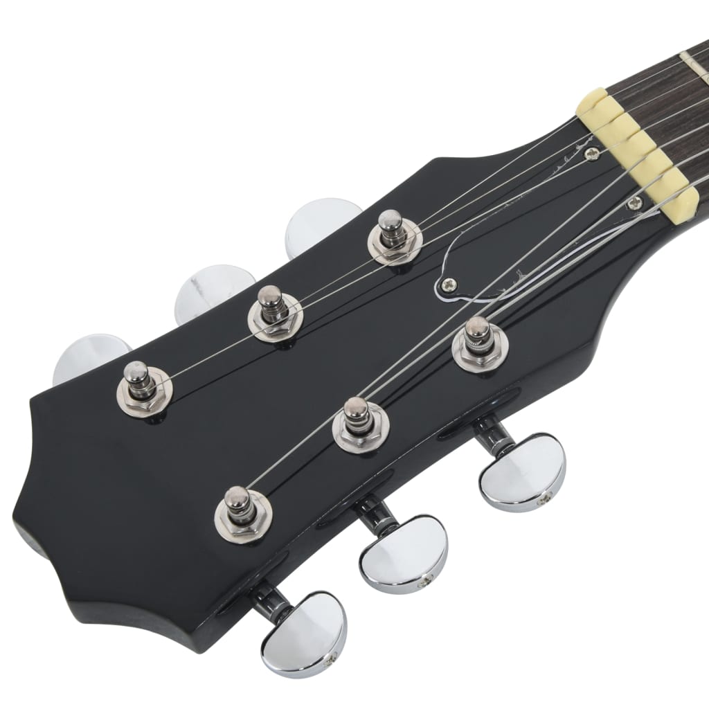 Električna gitara za djecu s torbom smeđe-crna 3/4 30 "