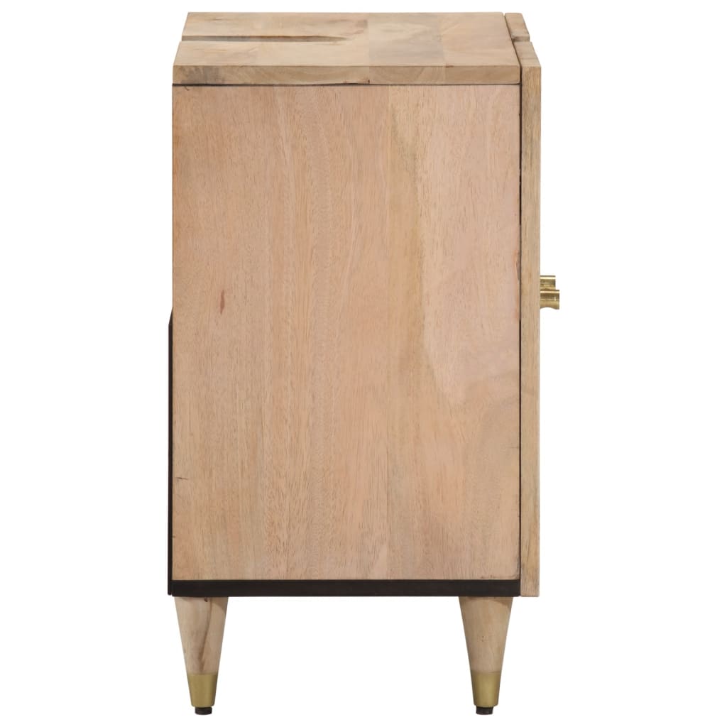 Kupaonski ormarić za umivaonik 62x33x58 cm masivno drvo manga