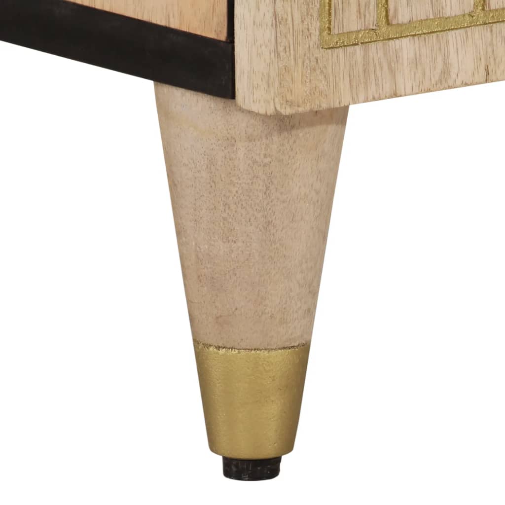 Kupaonski ormarić za umivaonik 62x33x58 cm masivno drvo manga