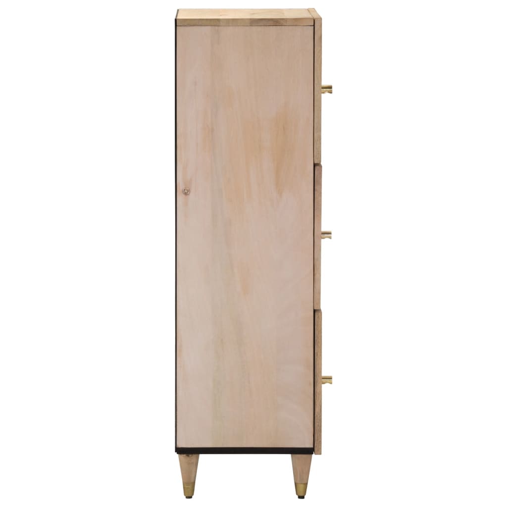Visoka komoda 40x33x110 cm od masivnog drva manga