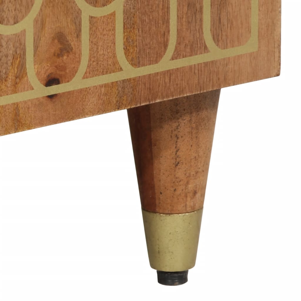 Kupaonski ormarić 38 x 33 x 160 cm od masivnog drva manga