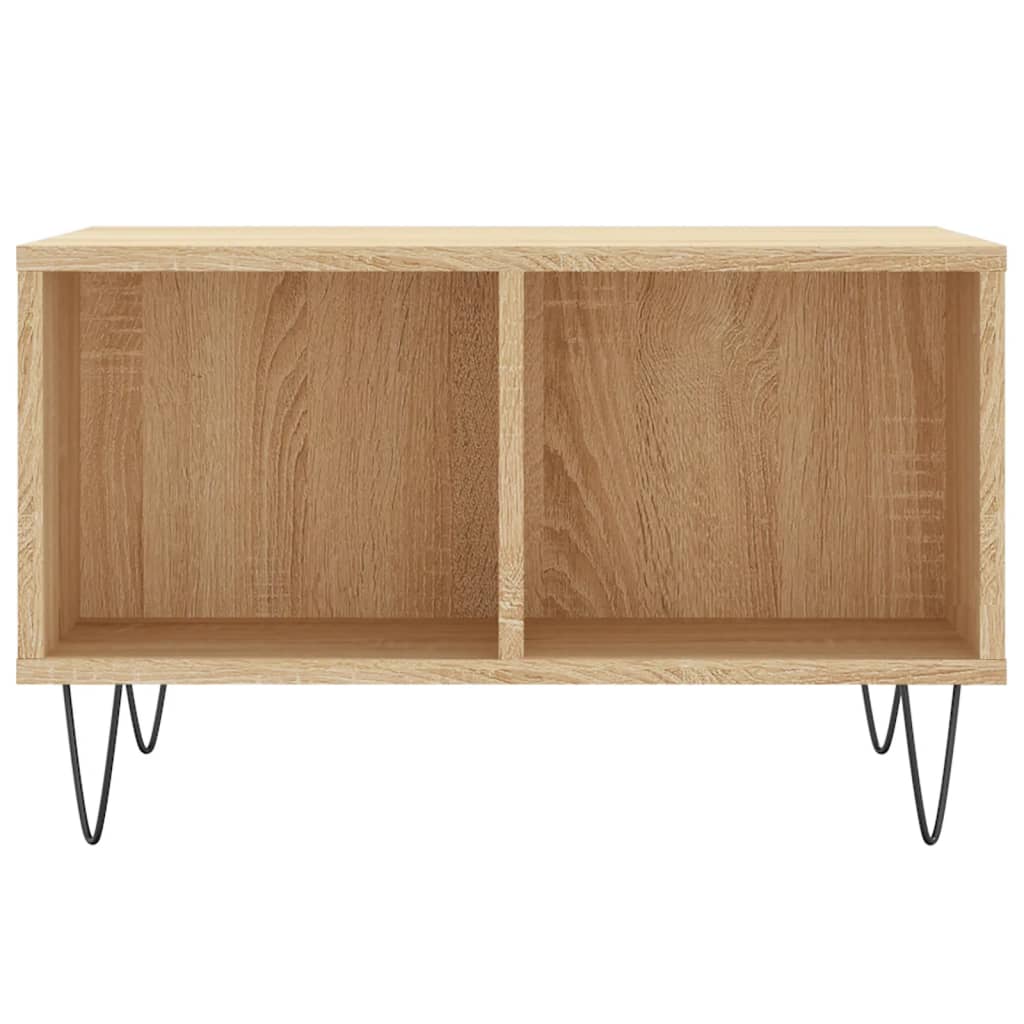 Stolić za kavu boja hrasta 60 x 50 x 36,5 cm konstruirano drvo