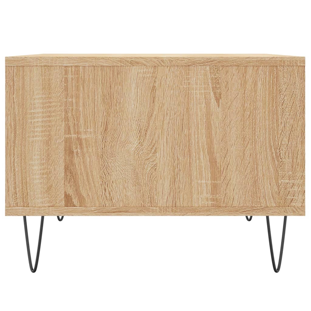 Stolić za kavu boja hrasta 60 x 50 x 36,5 cm konstruirano drvo