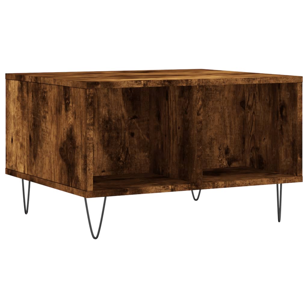 Stolić za kavu boja hrasta 60x50x36,5 cm konstruirano drvo