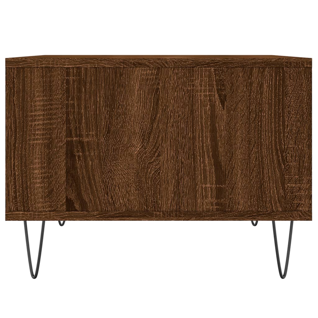 Stolić za kavu Smeđa hrasta 60x50x36,5 cm konstruirano drvo