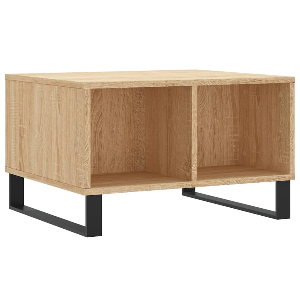 Stolić za kavu boja hrasta 60 x 50 x 36,5 cm konstruirano drvo