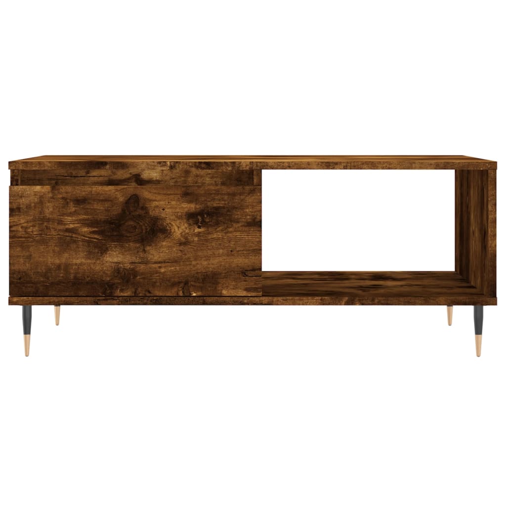 Stolić za kavu boja hrasta 90x50x36,5 cm konstruirano drvo