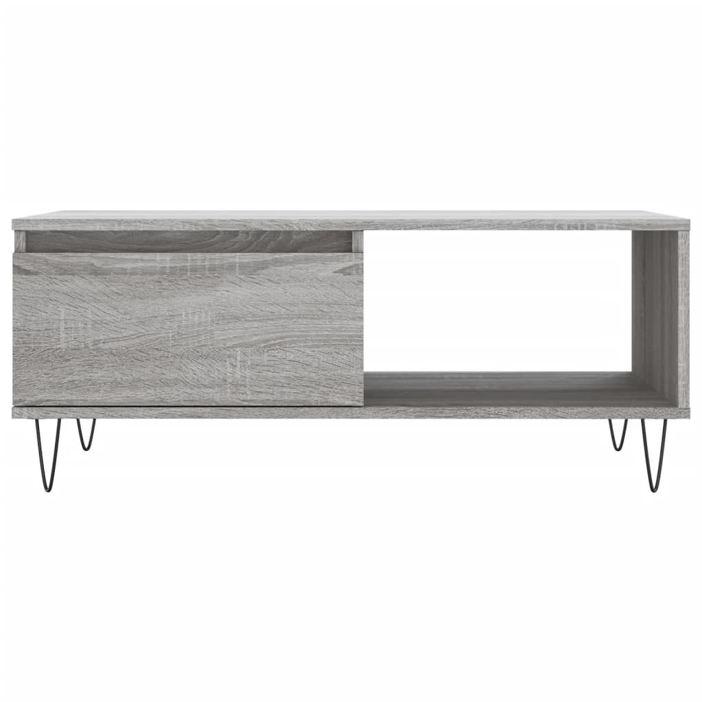 Stolić za kavu boja sivog hrasta 90x50x36,5cm konstruirano drvo
