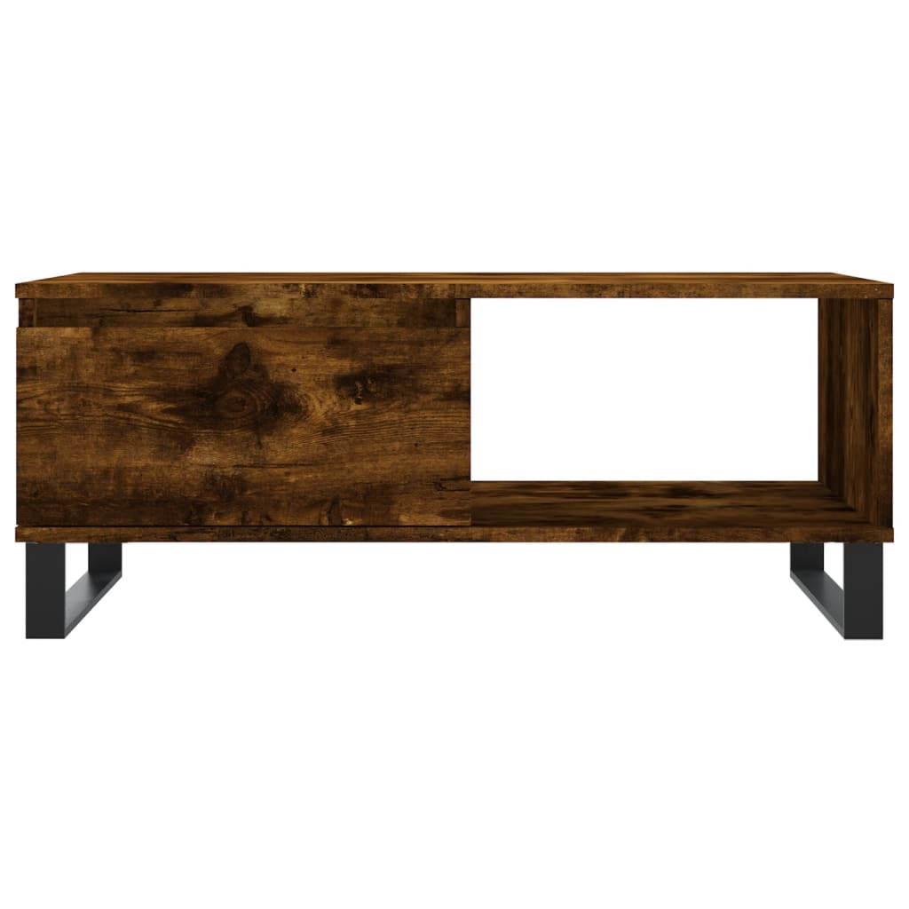 Stolić za kavu boja hrasta 90x50x36,5 cm konstruirano drvo