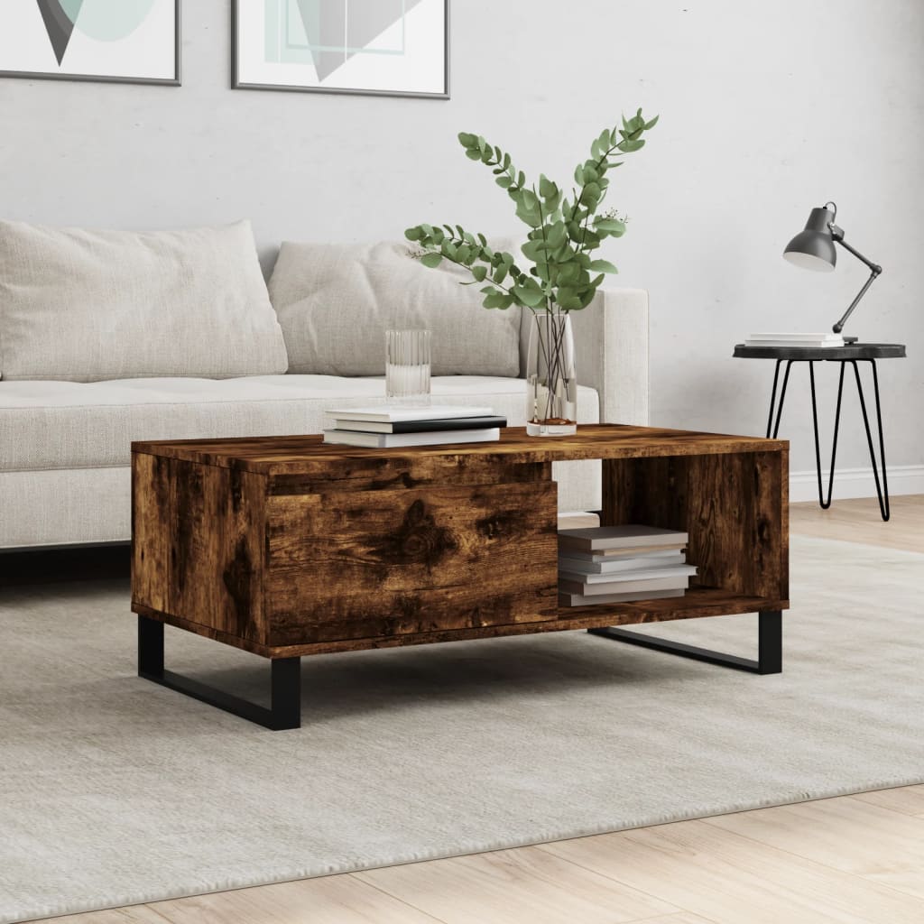 Stolić za kavu 90 x 50 x 36,5 cm od konstruiranog drva