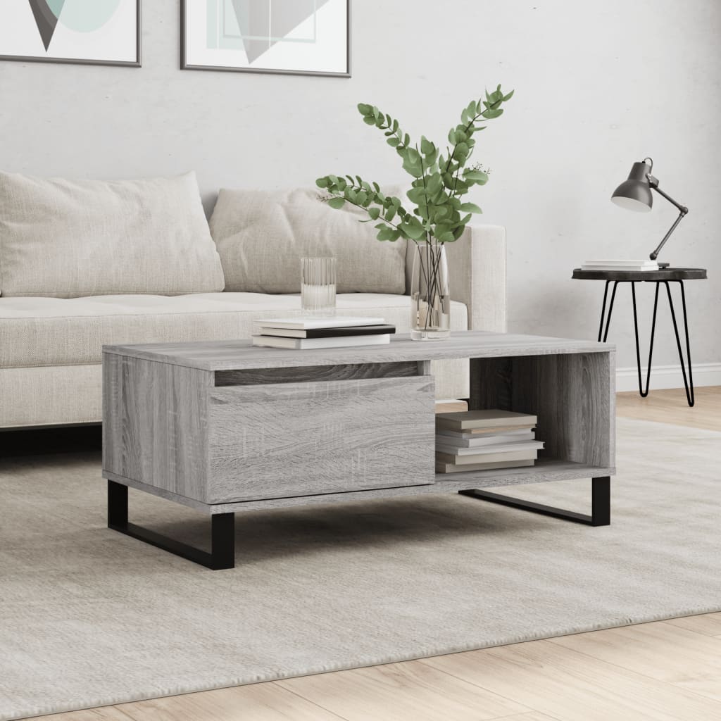 Stolić za kavu 90 x 50 x 36,5 cm od konstruiranog drva