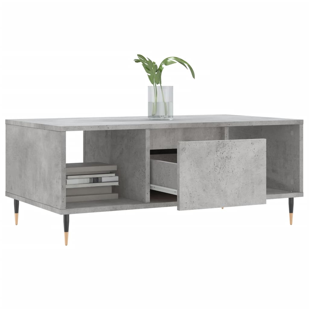 Stolić za kavu sjajni 90x50x36,5 cm konstruirano drvo