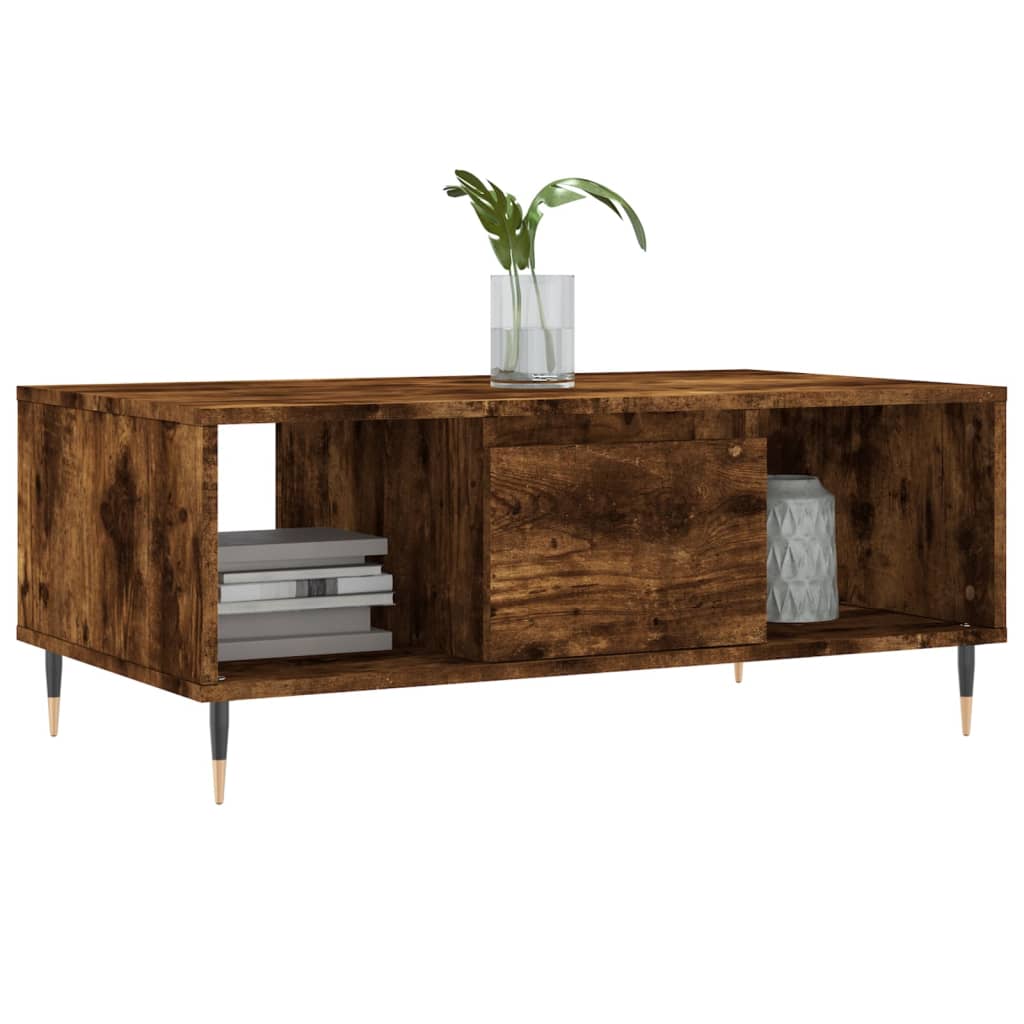 Stolić za kavu sjajni 90x50x36,5 cm konstruirano drvo