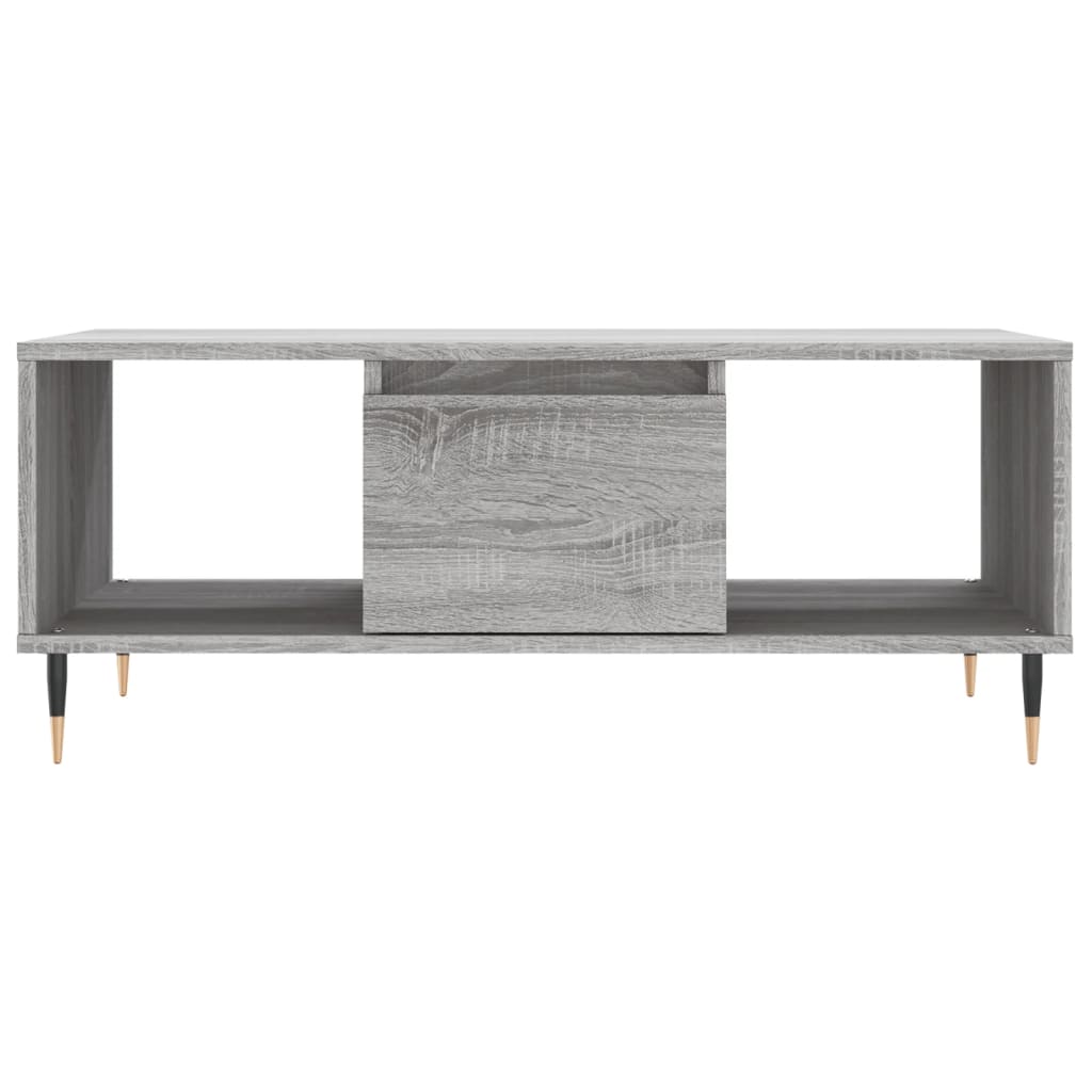 Stolić za kavu boja sivog hrasta 90x50x36,5cm konstruirano drvo