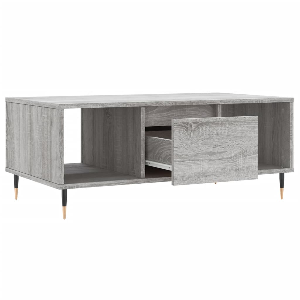 Stolić za kavu boja sivog hrasta 90x50x36,5cm konstruirano drvo