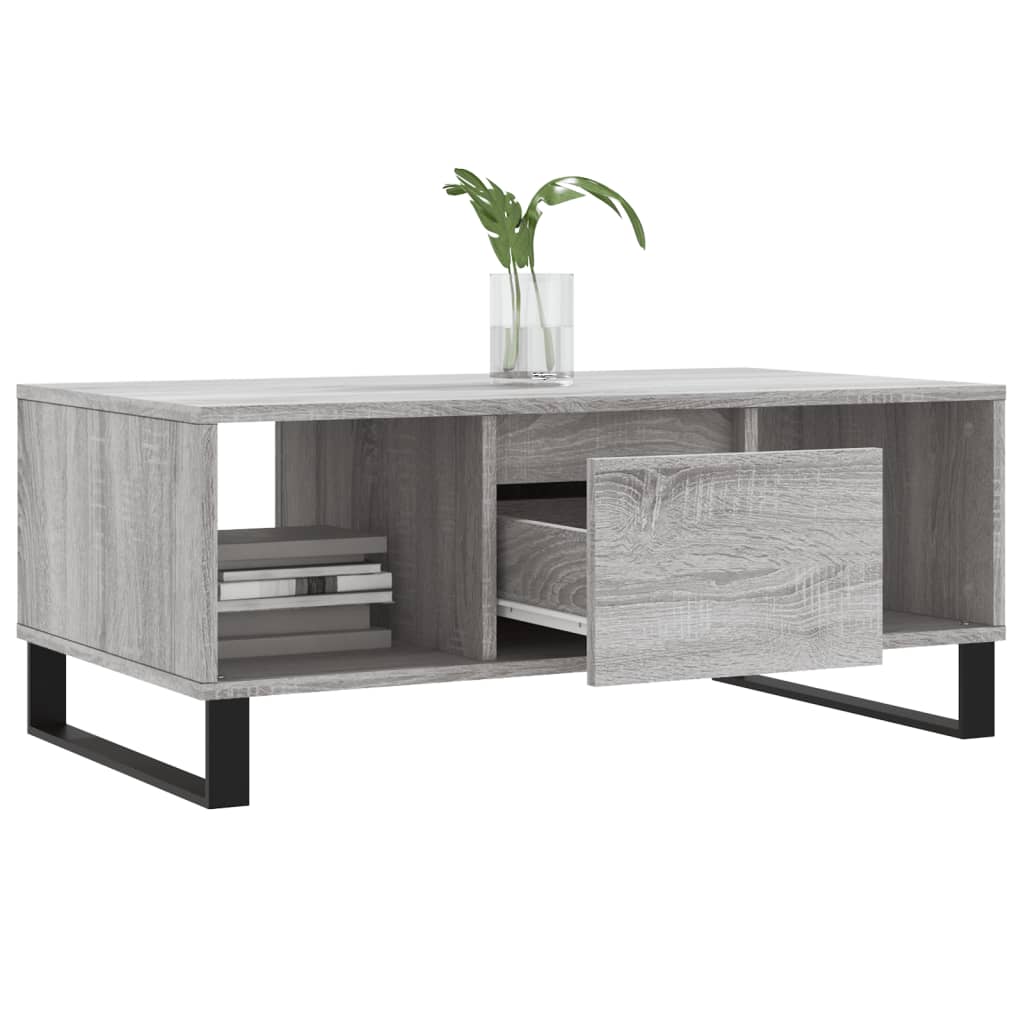 Stolić za kavu boja sivog hrasta 90x50x36,5cm konstruirano drvo