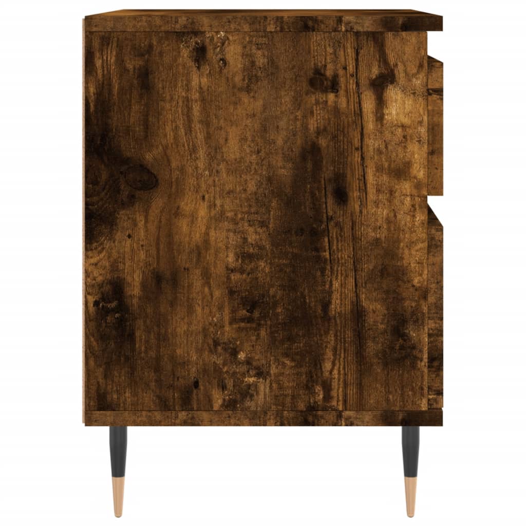 Noćni ormarići 2 kom boja hrasta 40x35x50 cm konstruirano drvo