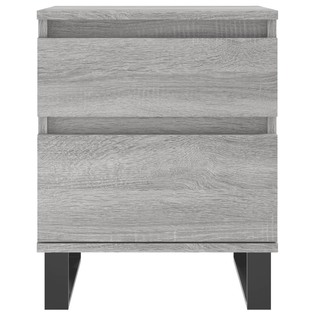 Noćni ormarići 2 kom boja hrasta 40x35x50 cm konstruirano drvo