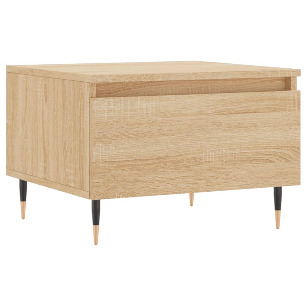 Stolići za kavu 2 kom boja hrasta 50x46x35 cm konstruirano drvo