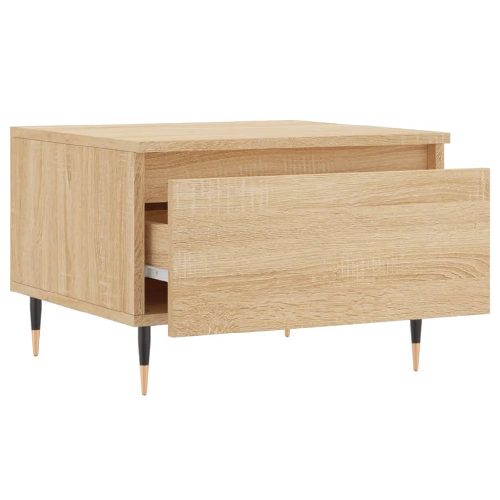 Stolići za kavu 2 kom boja hrasta 50x46x35 cm konstruirano drvo